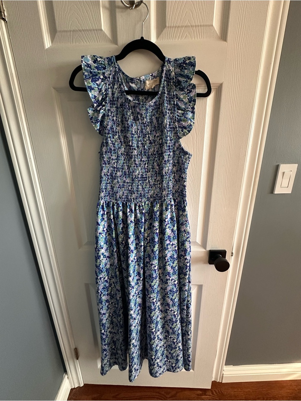 Melloday Floral Smocked Midi Dress 🌸